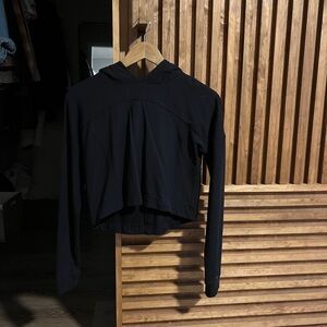 Black Lululemon Hoodie Crop
